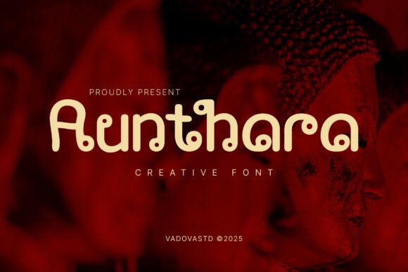 Aunthara: A Decorative Display Font