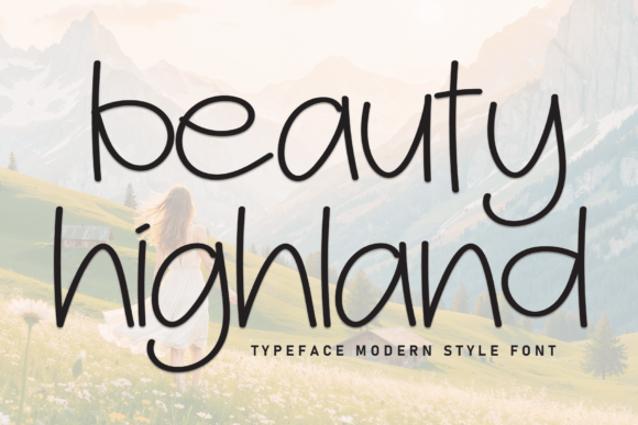 Beauty Highland Font