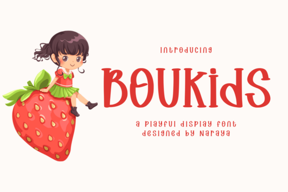 Boukids Font for Creative Makers