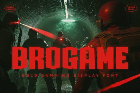 Brogame Font for Creative Makers