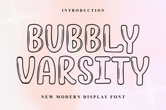 Bubbly Varsity Font Review