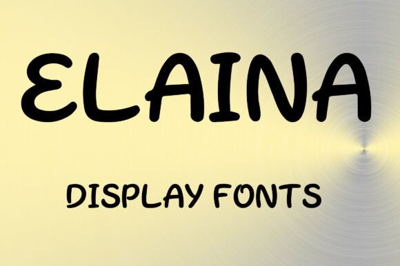 Elaina Font for Creative Design