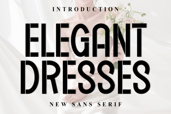 Elegant Dresses Font for Business Branding