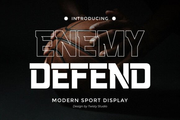 Enemy Defend Font for Bold Campaigns