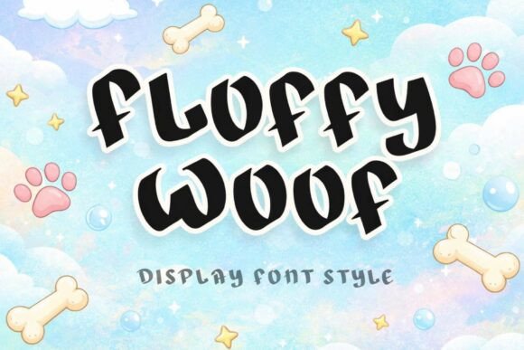 Floffy Woof Font for Business Branding