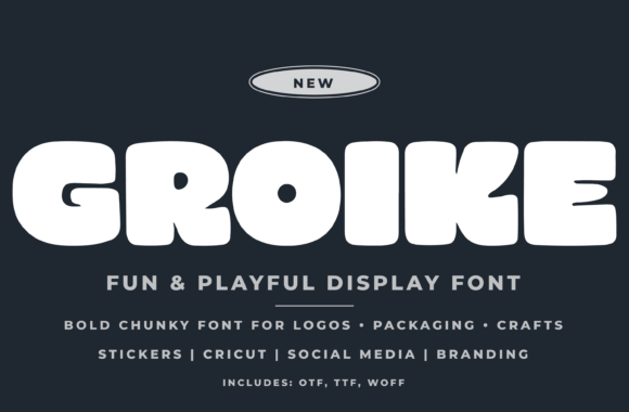 Groike: A Fun Display Font for Web Design