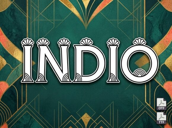 Indio Font: Bold Display for Web Design