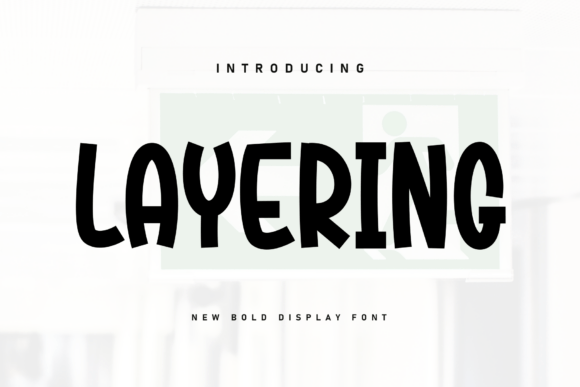 Layering Font for Business Branding