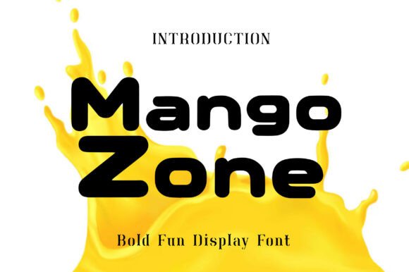 Mango Zone Font for Bold Web Design