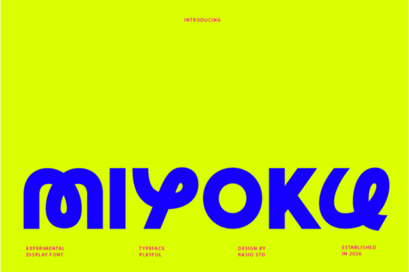 Miyoku: A Bold Display Font for Creative Marketing