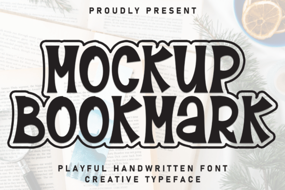 Mockup Bookmark Font Review