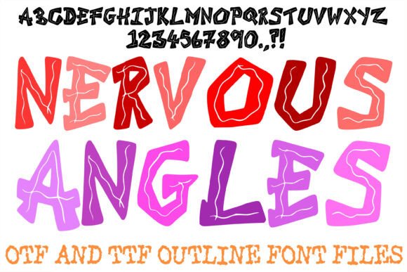 Nervous Angles Font for Business Branding