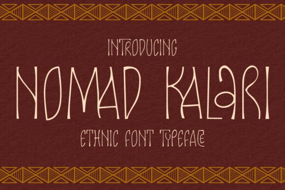 Nomad Kalari Font for Creative Projects