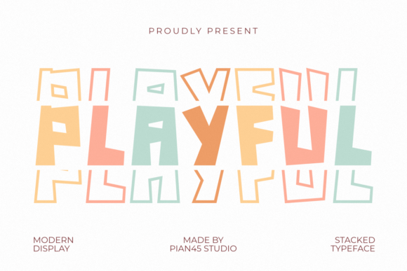 Playful Stacked Font for Bold Campaigns