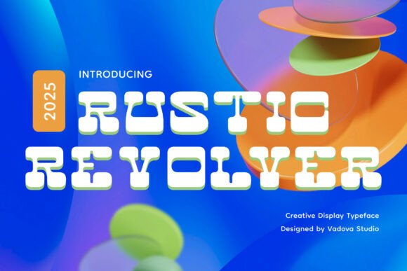 Rustic Revolver Font for Web Design