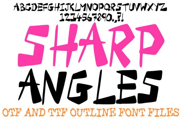 Sharp Angles Font: Bold and Edgy