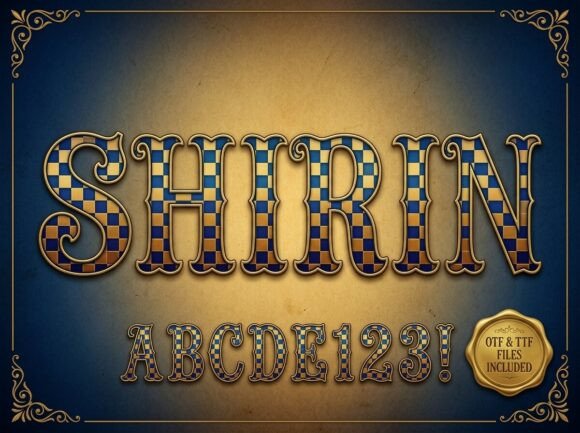 Shirin: A Display Font for Bold Branding