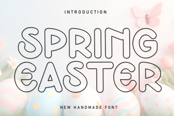 Spring Easter Font