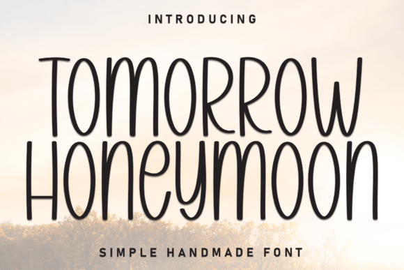 Tomorrow Honeymoon Font