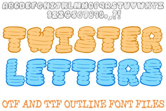 Twister Letters Font for Bold Campaigns